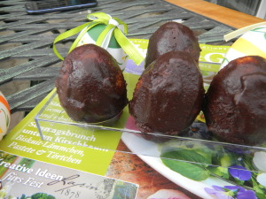 Vejce v čokoládové polevě